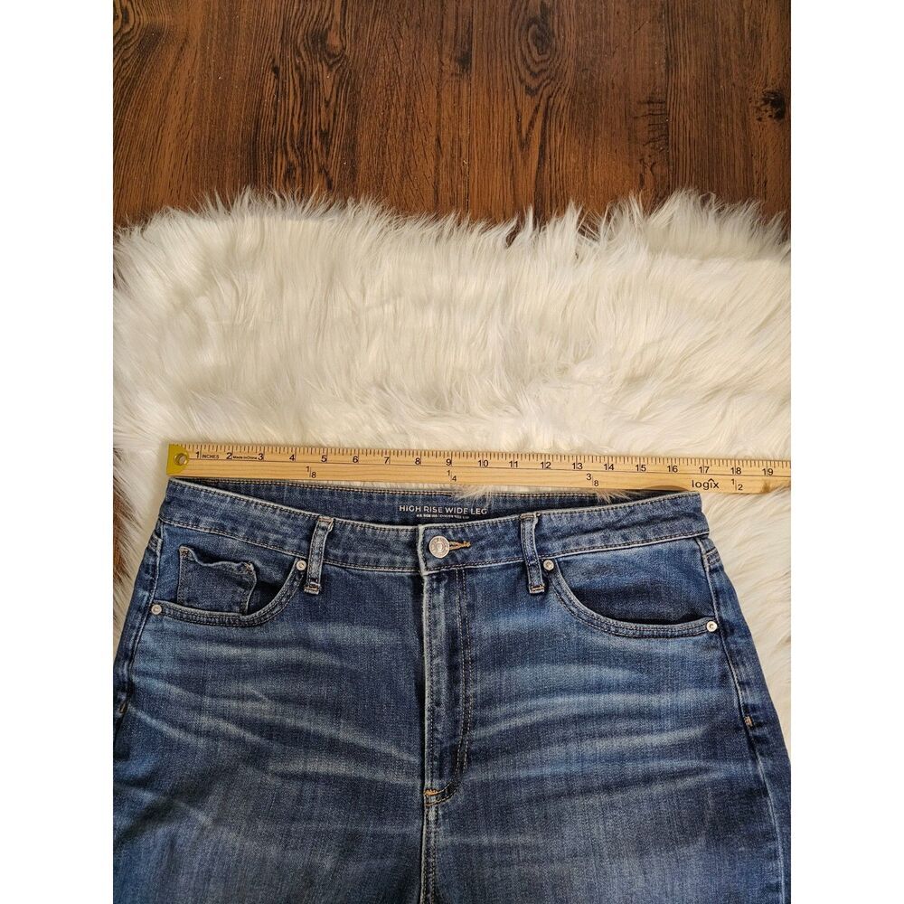 Chico’s High Rise Wide Leg Jeans Size 2.5R Medium Wash Stretch Denim - Picture 7 of 7